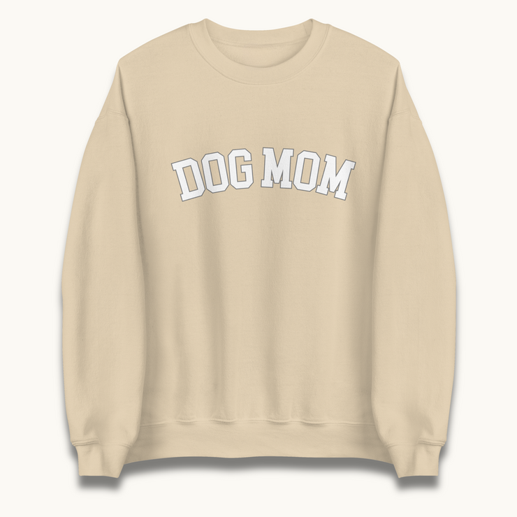 DOG MOM CREW - CREAM