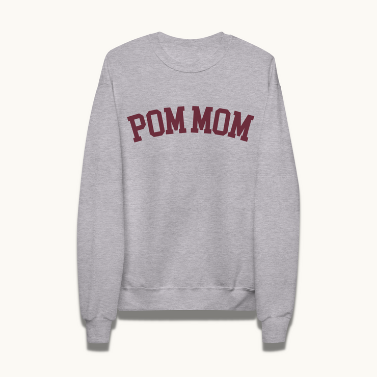 Pom Mom University Crew - Maroon